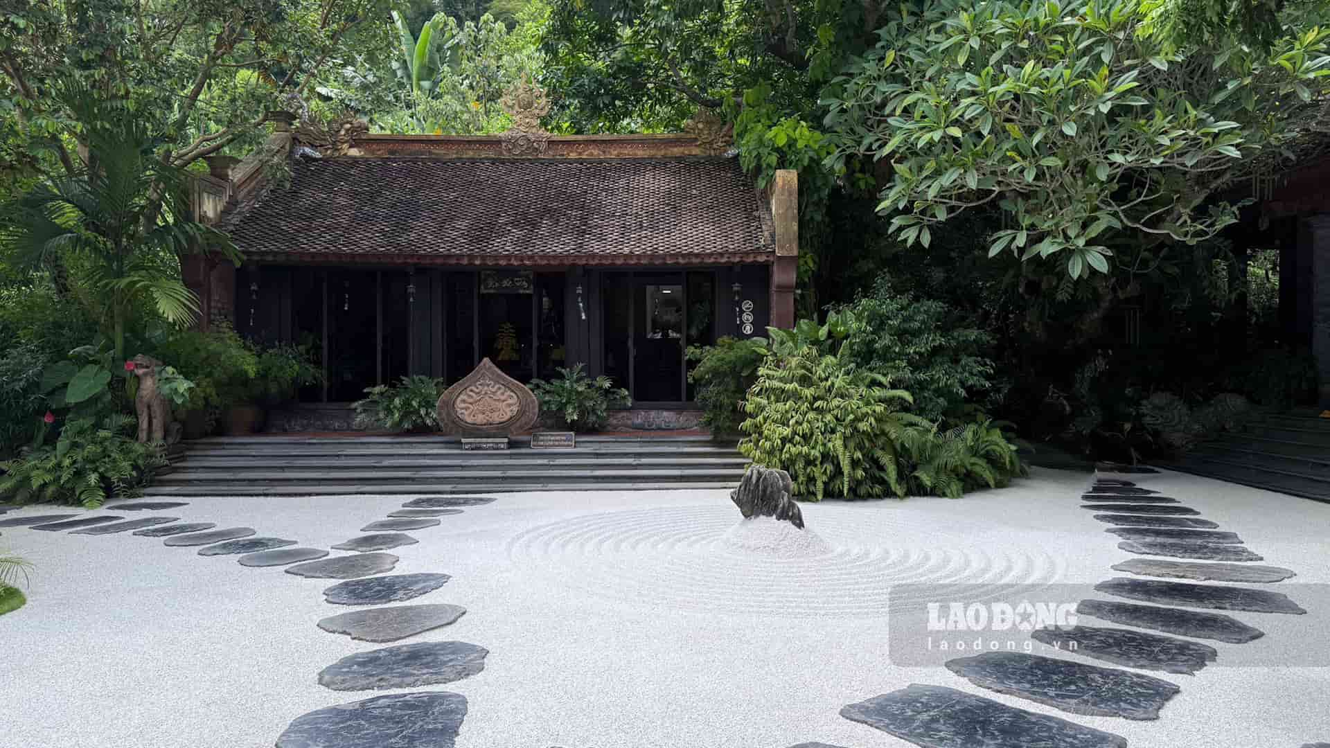 Không gian thanh tịnh tại chùa Địa Tạng Phi Lai Tự. Ảnh: Thùy Trang