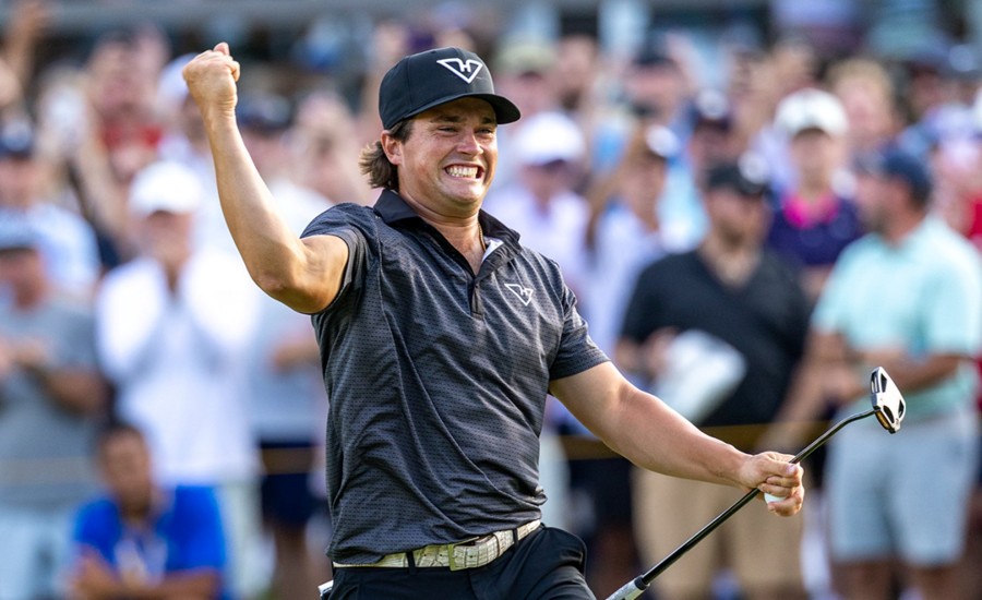 Michael La Sasso chiến thắng tại LIV Golf Indianapolis - giải đấu có thể là cuối cùng của LIV Golf. Ảnh: LIV Golf