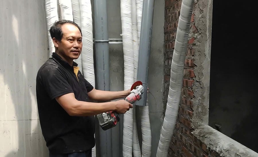 Mr. Nguyen Duy Oai is owed social insurance by Lilama3 Company for more than 35 months. Photo: Character provided