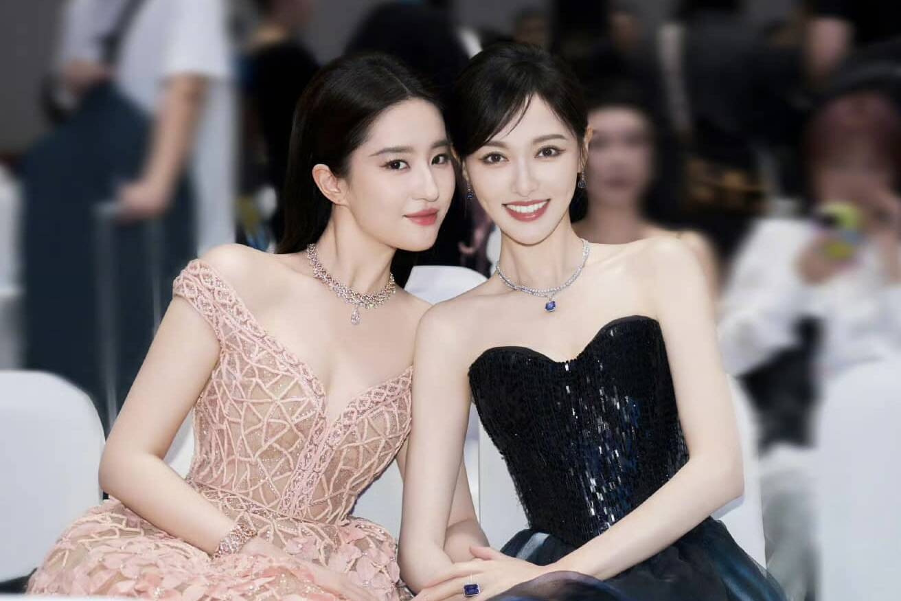 Liu Yifei and Tang Yan. Photo: Xinhua