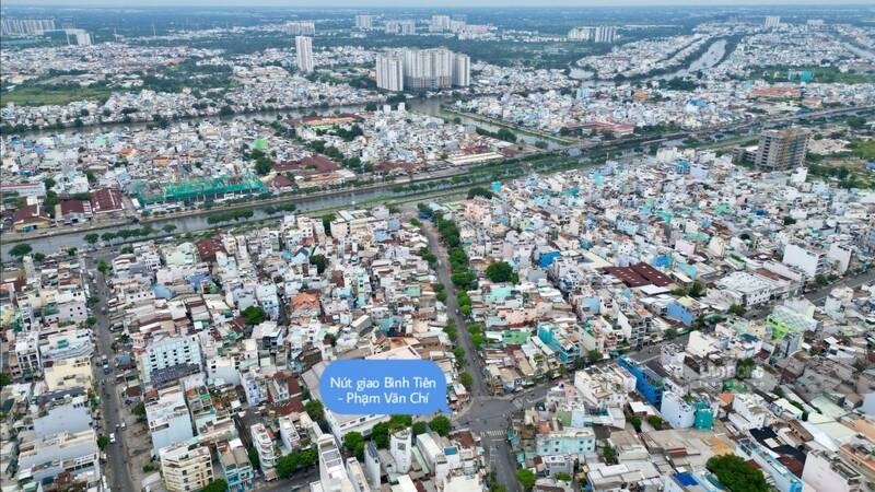 Binh Tien Ward (HCMC) has not met the area standard but proposed to keep it the same, not merge. Photo: Anh Tu