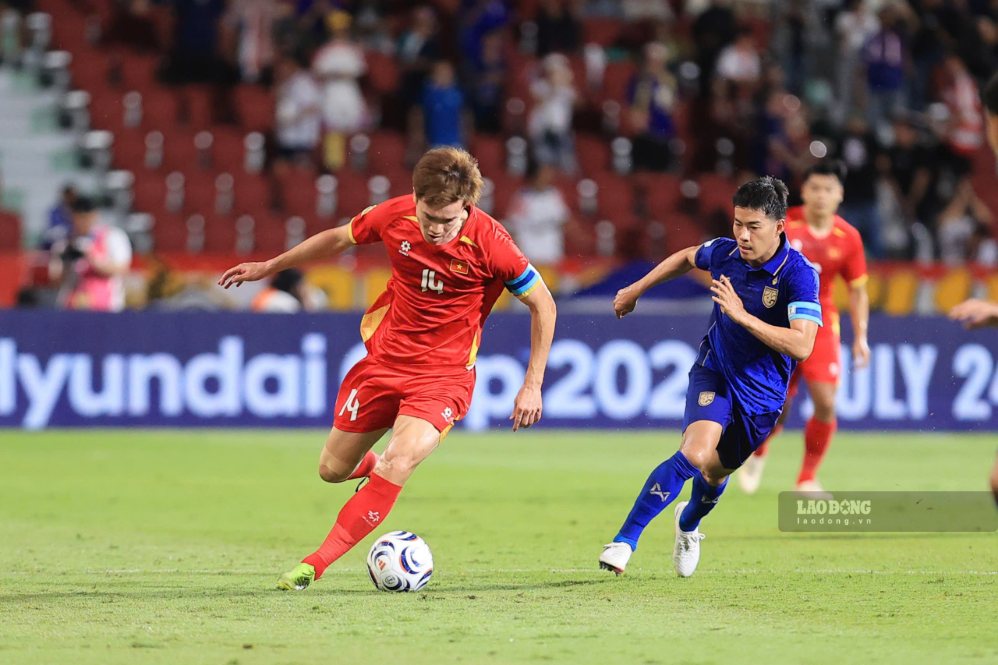 Statistics show that the Thai team does not have much hope when facing the Vietnamese team again. Photo: Minh Dan