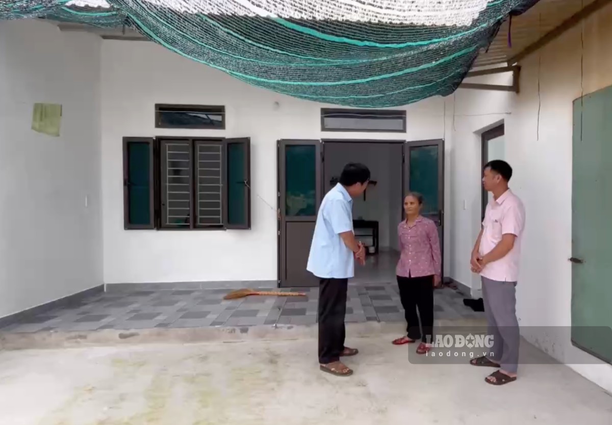 Solid and spacious Great Solidarity house for the poor in Vu Ban commune, Ninh Binh province. Photo: Luong Ha