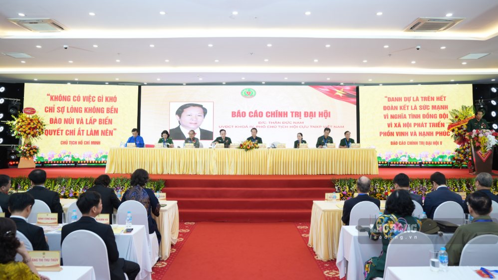 The 5th National Congress of the Vietnam Former Youth Volunteers Association, term 2026-2031, solemnly opened. Photo: Song Huu