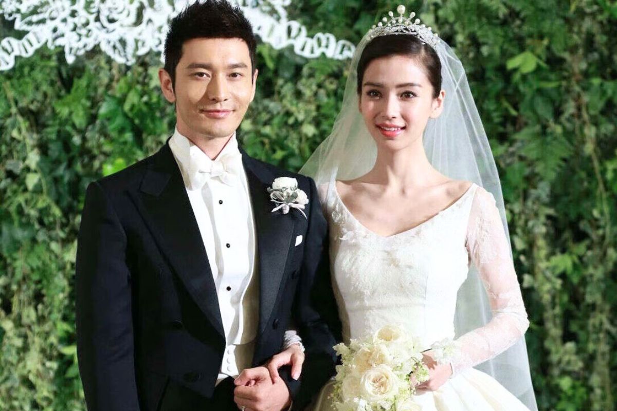 Huỳnh Hiểu Minh và Angelababy tổ chức đám cưới xa hoa năm 2015, sau đó chào đón con trai chung. Ảnh: Xinhua