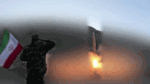 Iran launches missiles to attack US targets on July 12. Photo: AFP