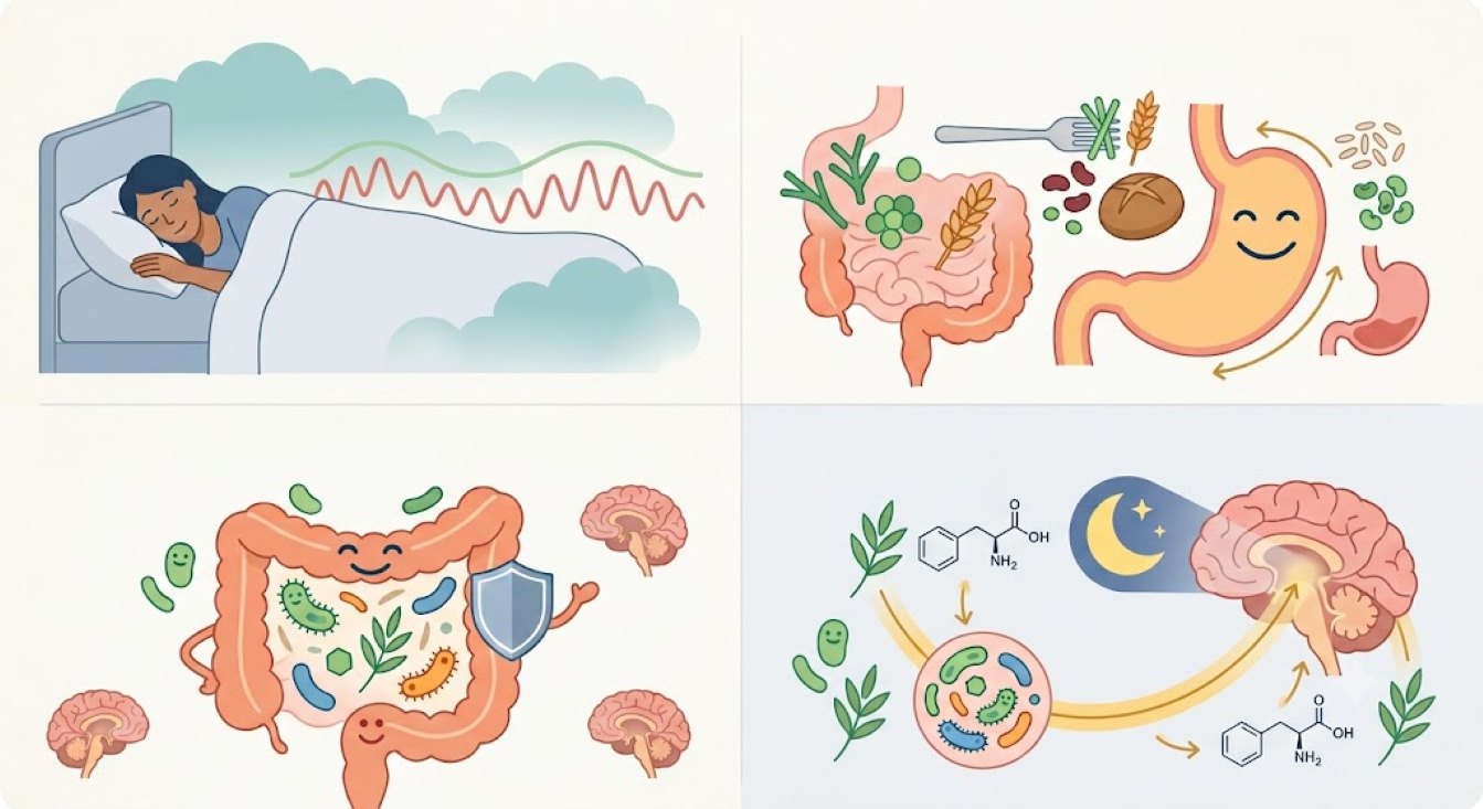 Agregar fibra al menú diario es una solución para ayudar a equilibrar el metabolismo y mejorar la calidad del sueño. Foto con el apoyo de la IA
