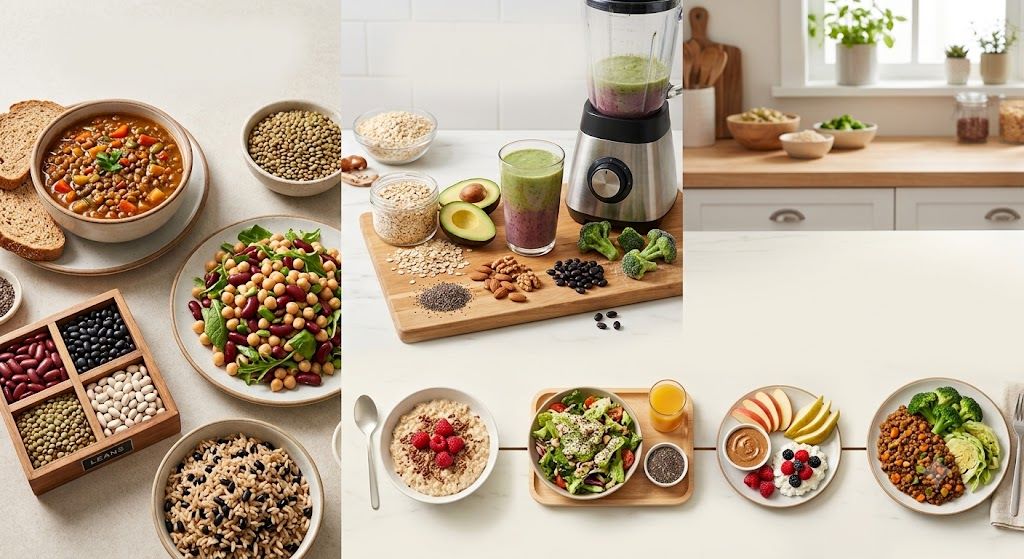 Fiber not only helps the digestive system stay healthy but also plays an important role in sleep quality. Photo: AI