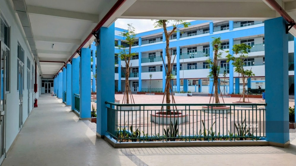 Tran Dai Nghia Elementary School (Binh Hung Hoa ward, Ho Chi Minh City) has just been inaugurated and put into use in the 2026-2027 school year. Photo: Anh Tu