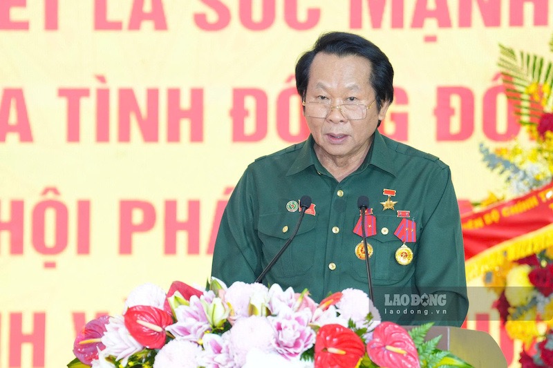 Mr. Than Duc Nam, Chairman of the Vth Former Youth Volunteer Association, term 2026 - 2031. Photo: Huu Chanh
