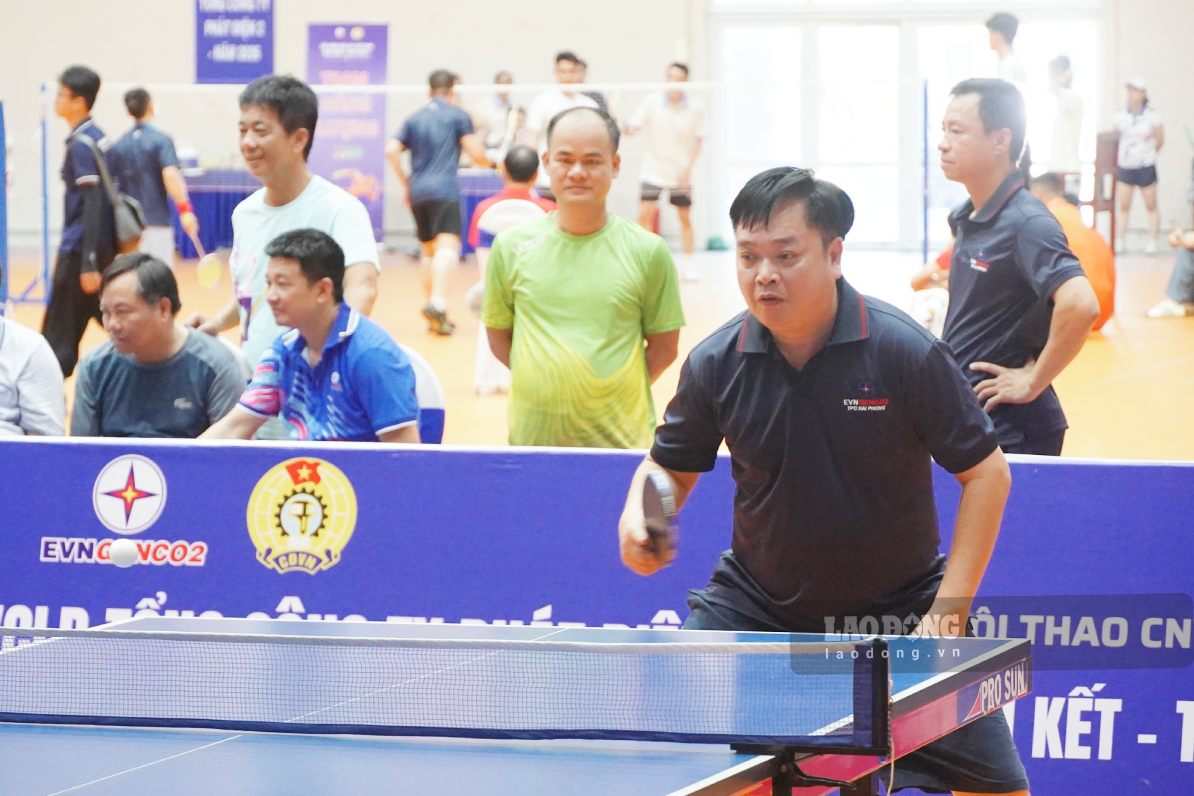 Anh Đoàn Đức Toàn (vận động viên đoàn Công ty CP Nhiệt điện Hải Phòng). Ảnh: Tạ Quang
