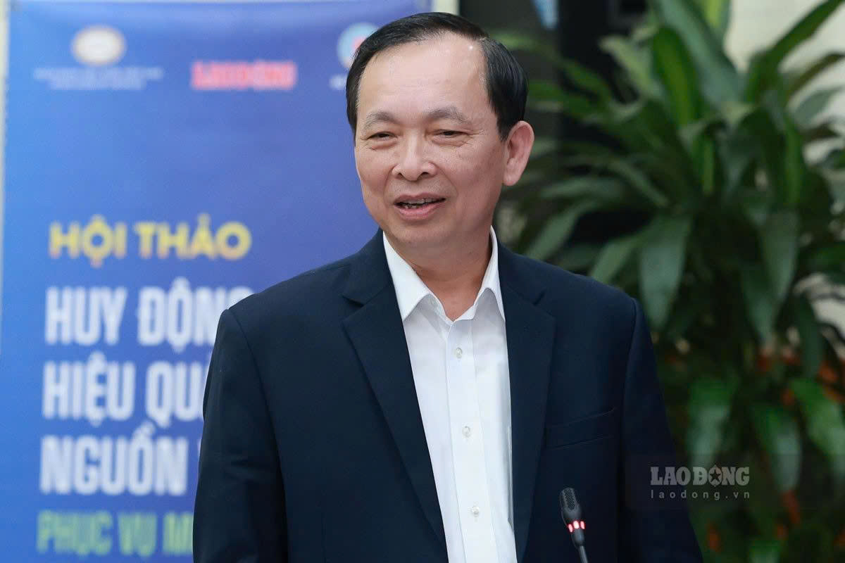 Ông Đào Minh Tú - Nguyên Phó Thống đốc Thường trực Ngân hàng Nhà nước Việt Nam; Nguyên Chủ tịch Công đoàn Ngân hàng Việt Nam; Ủy viên Hội đồng Tư vấn Chính sách Tài chính, Tiền tệ Quốc gia. Ảnh: Hải Nguyễn
