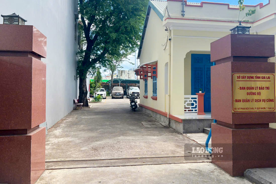 Gia Lai Provincial Inspectorate discovered a series of violations at the Quy Nhon Public Service Management Board (Department of Construction). Photo: Hoai Phuong