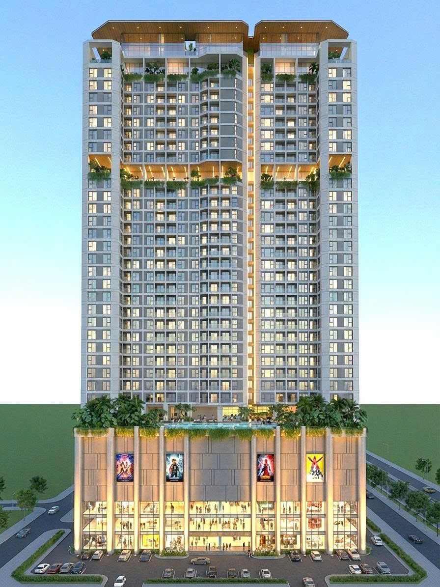 Phối cảnh một phần của dự án Tổ hợp trung tâm thương mại Căn hộ chung cư cao cấp. Ảnh: Thiên Quân Center