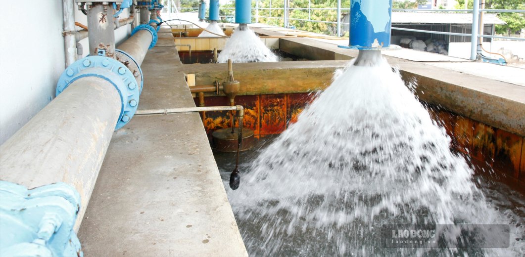 Hệ thống cấp nước tại Công ty Cổ phần Cấp nước Bạc Liêu, tỉnh Cà Mau. Ảnh: Nhật Hồ.