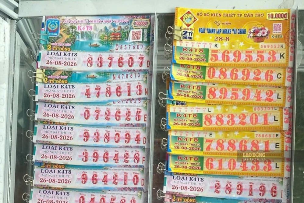Kết quả xổ số hôm nay 26.8: Đồng Nai, Cần Thơ và Sóc Trăng. Ảnh: Anh Tú