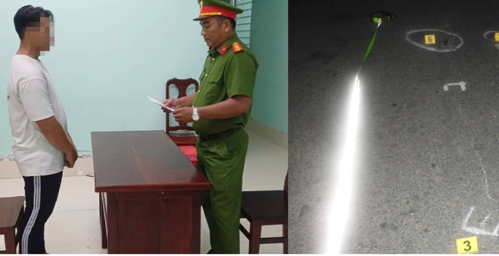 T thừa nhận điều khiển phương tiện xảy ra va chạm với bà L  trong vụ tai nạn giao thông. Ảnh: Hoàng Đô/Công an An Giang