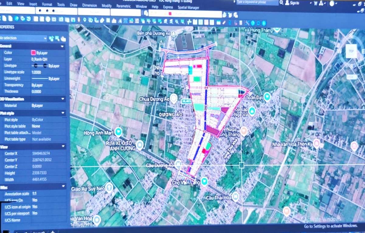 Resettlement area planning serving the Tien Lang 1 Industrial Park Project. Photo: Hai Phong e-Portal