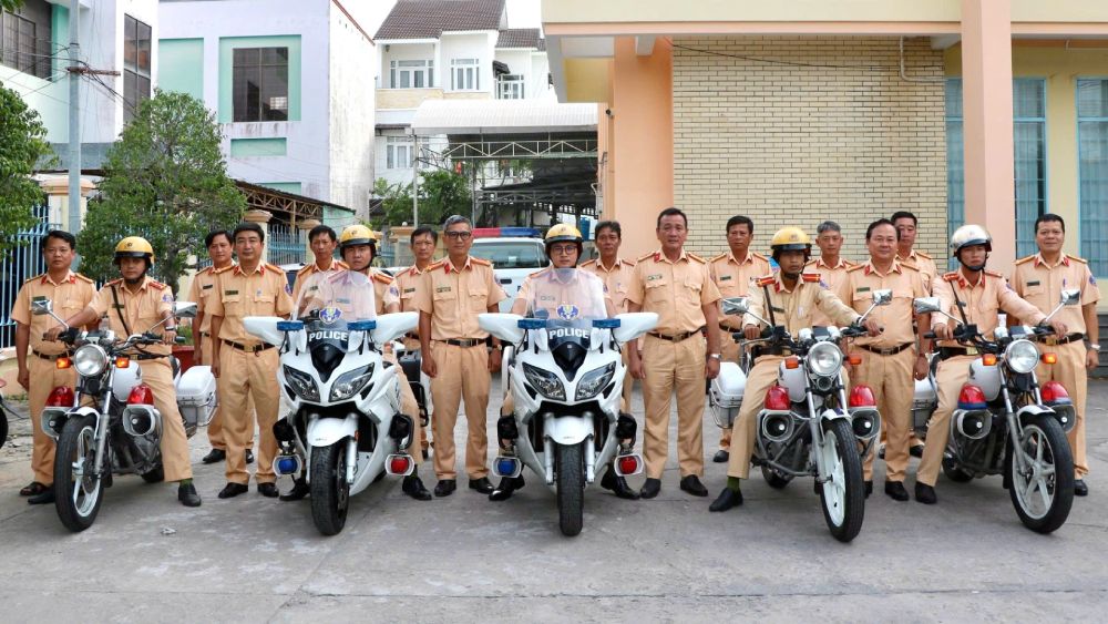 Cảnh sát giao thông sẽ tập trung triển khai đồng bộ các biện pháp nghiệp vụ, tăng cường tuần tra, kiểm soát trên các tuyến, địa bàn. Ảnh: Tiến Dũng/Công an An Giang