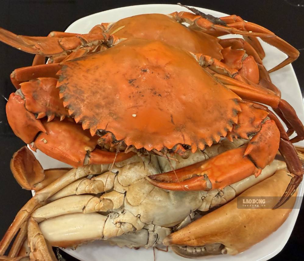 One of the ways to help overcome back pain in young people is to supplement calcium from foods such as crabs. Photo: Kieu Vu