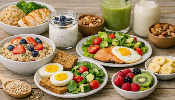 Effective weight loss breakfast menu helps keep in shape. Graphics: AI