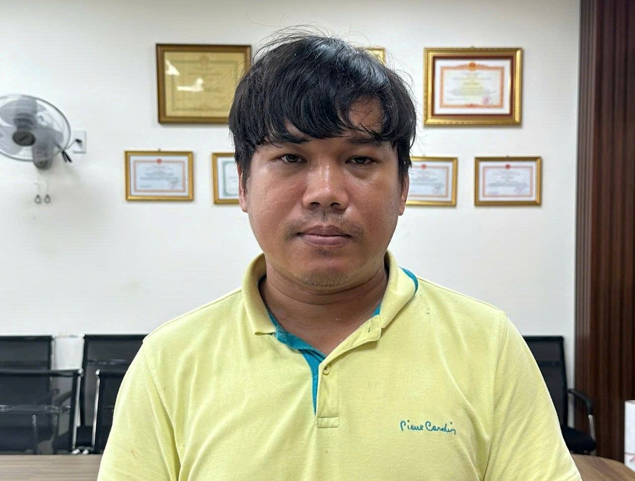Đối tượng Nguyễn Văn Tịnh. Ảnh: Công an Hải Phòng