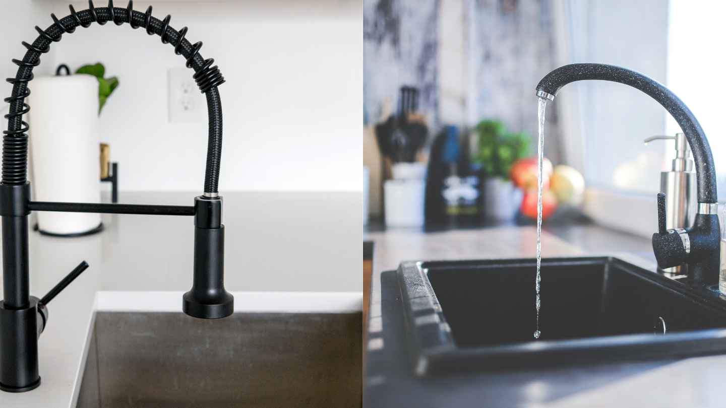 Modern water tap design, creating accents for living space. Graphics: Ha May/Source Canva