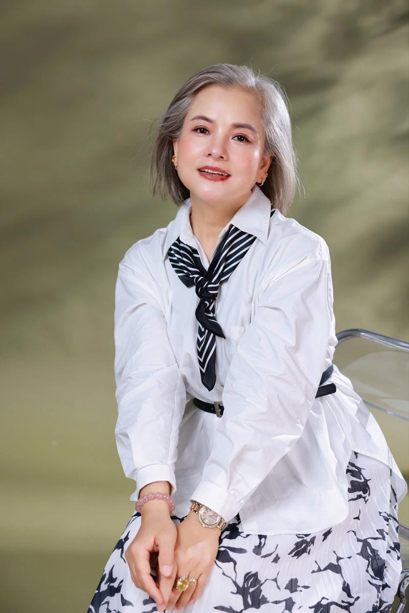 Đại tá, NSND Thu Quế.  Ảnh: Nhân vật cung cấp