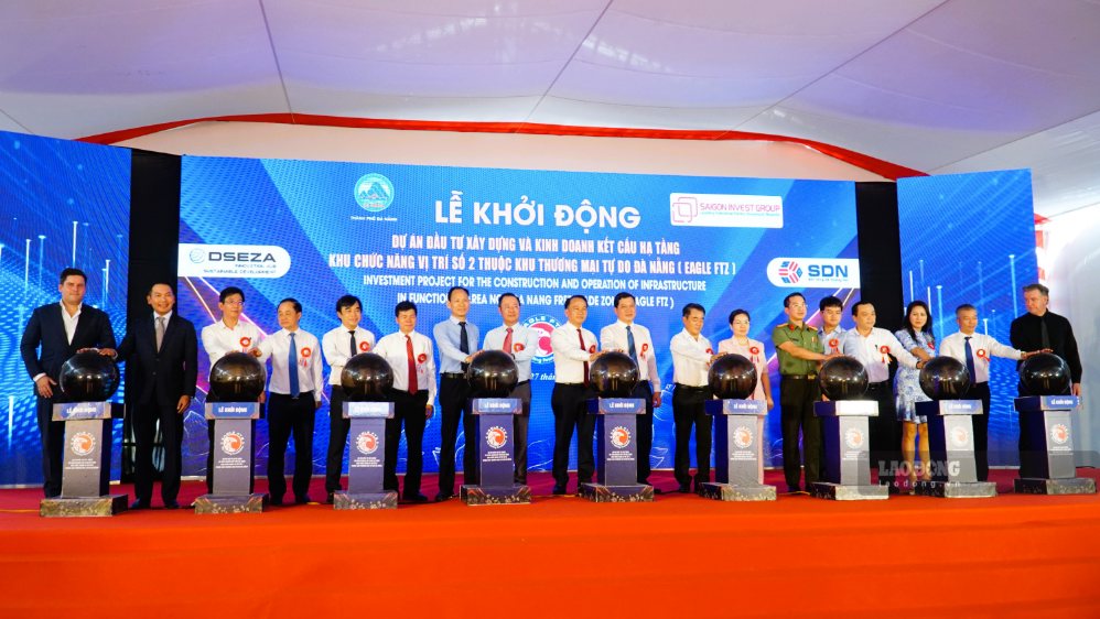 Da Nang launches a 1,568 billion VND project in the first free trade area in the country. Photo: Nguyen Hoang