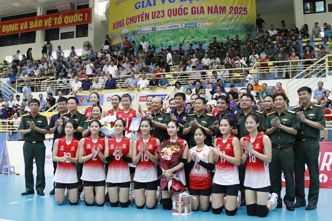 Đội nữ Binh chủng Thông tin sẽ tập trung thi đấu tại Giải vô địch U23 quốc gia 2026 để bảo vệ vị trí số 1 của mình. Ảnh: Binh chủng Thông tin