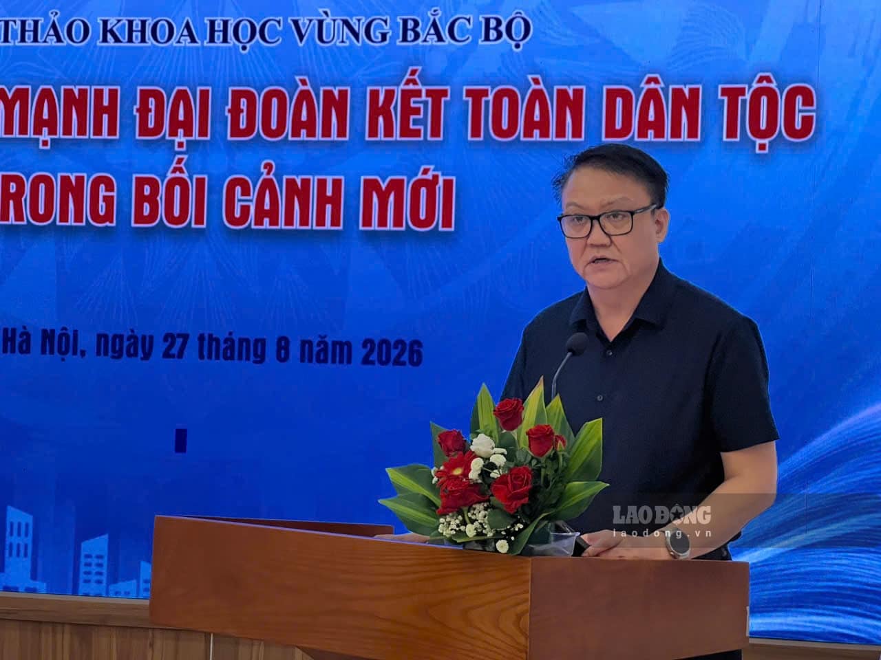 Ông Lê Cao Thắng - Viện trưởng Viện Chiến lược và Chính sách Mặt trận. Ảnh: Minh Hương.