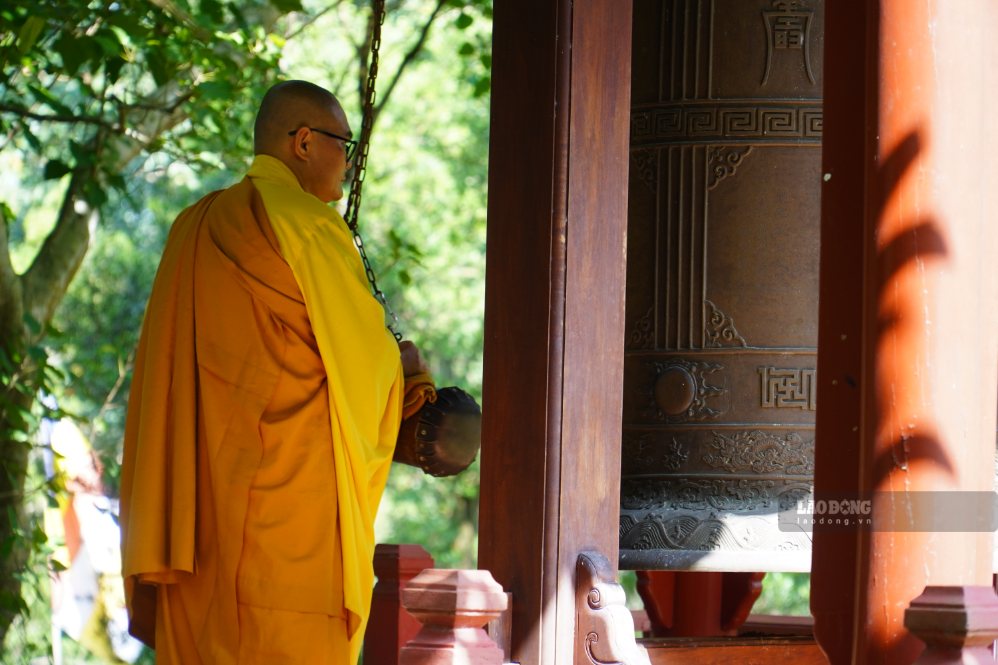 Không gian tại chùa Tăng Hội. Ảnh: HAC