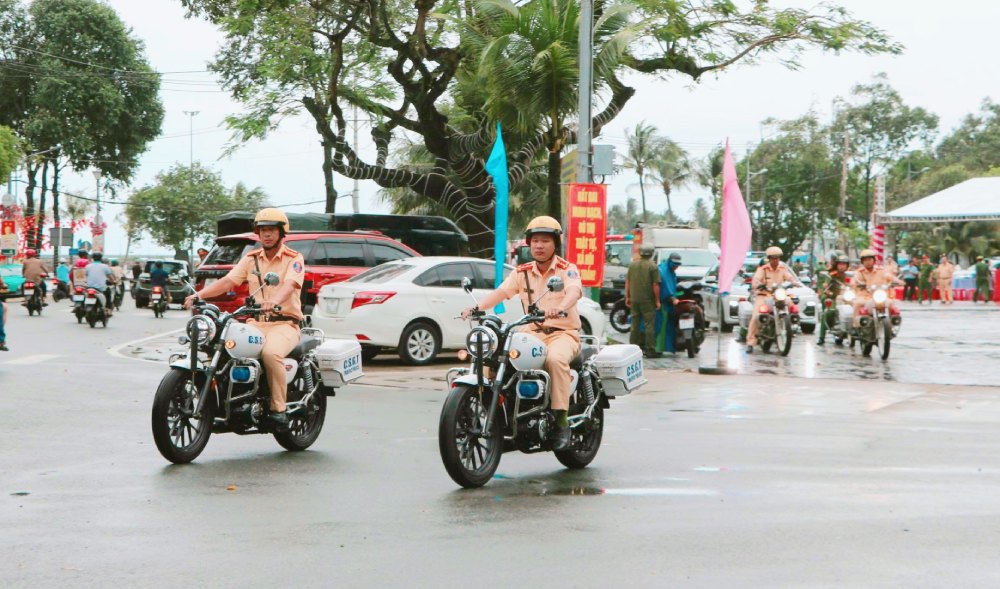 An Giang cũng đang triển khai xây dựng đặc khu Phú Quốc trở thành “địa bàn kiểu mẫu về an toàn giao thông”. Ảnh: Tiến Dũng/Công an An Giang