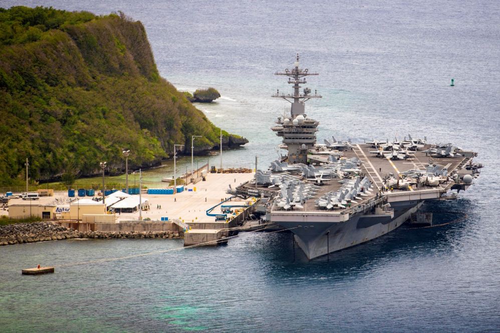 US aircraft carrier USS Theodore Roosevelt. Photo: AFP