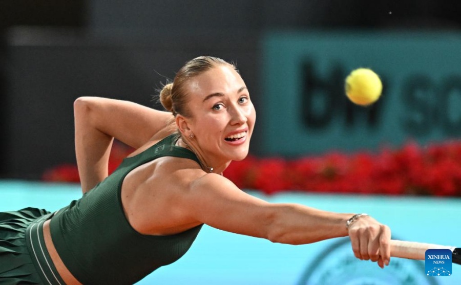Anastasia Potapova is seed number 24 at US Open 2026. Photo: Xinhua