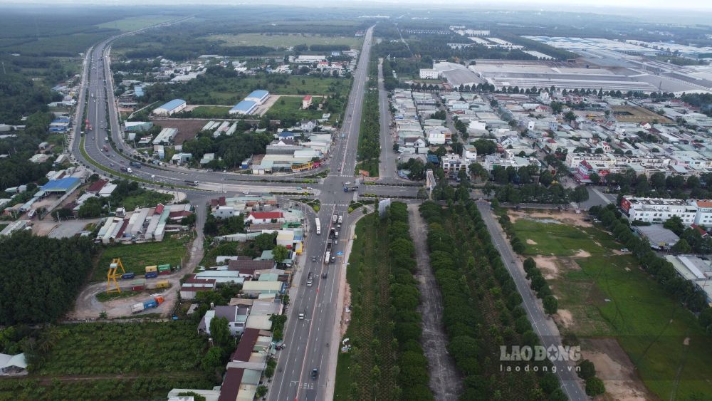 Xã Bàu Bàng có giao thông kết nối thuận tiện. Ảnh: Đình Trọng