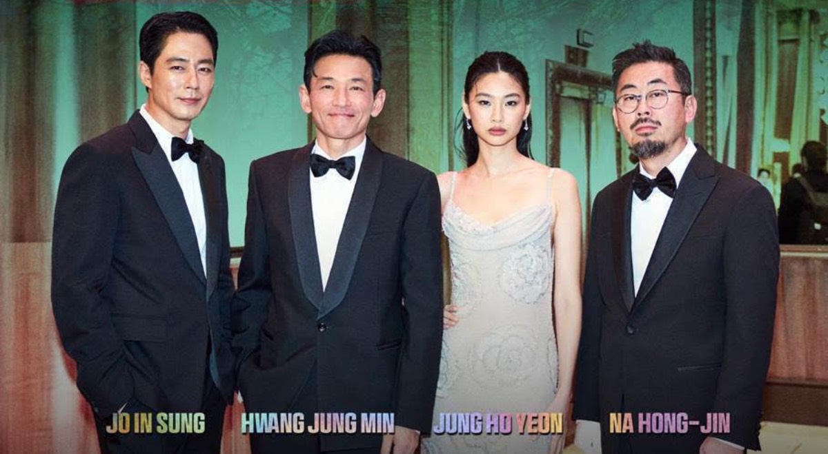 Hwang Jung-min, les réalisateurs Na Hong-Jin, Hoyeon, Zo In-sung ont confirmé qu'ils se rendraient au Vietnam pour la fête nationale. Photo: Fournie par l'équipe de tournage