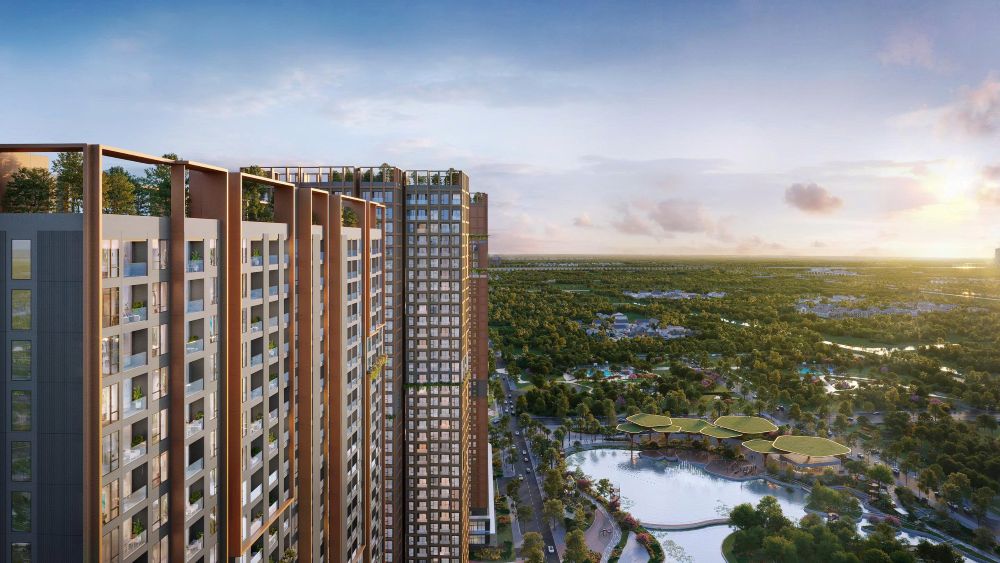 Không gian sống đồng bộ giữa lòng Ocean City là một trong những yếu tố tạo sức hút của The Parkland với nhiều nhóm khách hàng. Ảnh: MIK Group