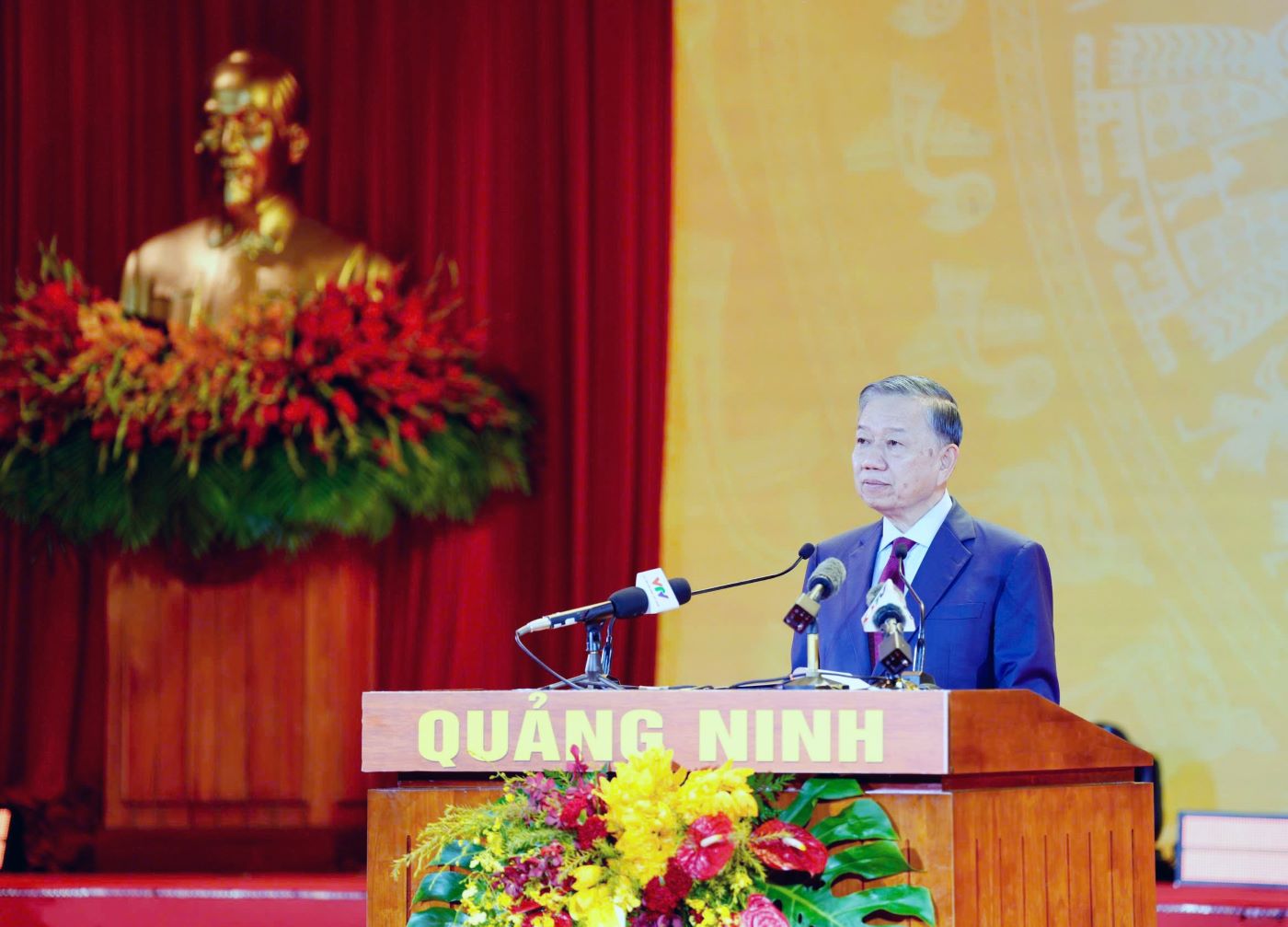 Tổng Bí thư, Chủ tịch nước Tô Lâm phát biểu tại buổi lễ. Ảnh: Sở VHTTDL Quảng Ninh cung cấp