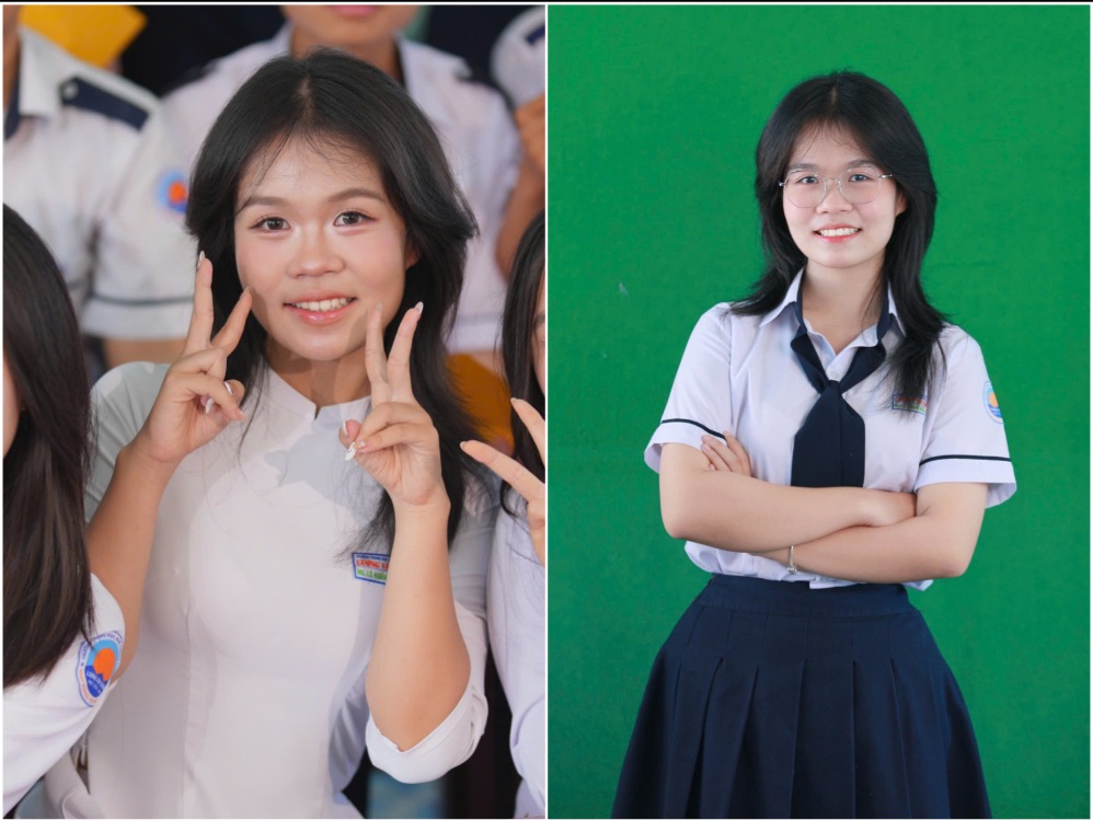 Nguyen Le Khanh Ha - valedictorian of the entrance exam to the Military Medical Academy in 2026. Photo: Military Medical Academy provided