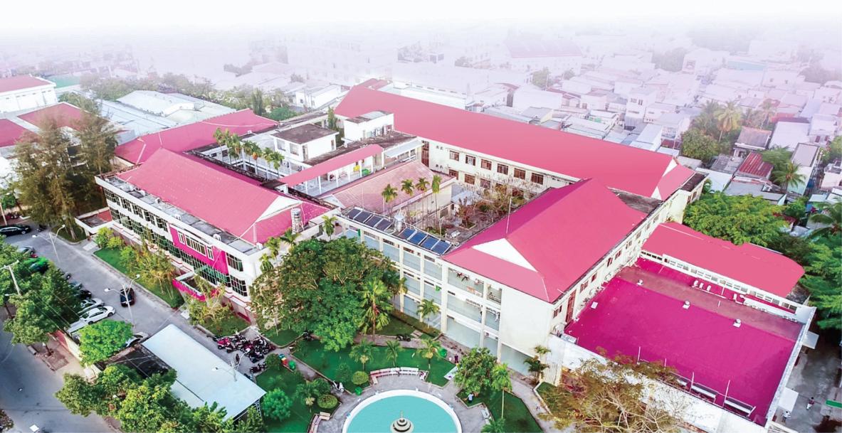 Toàn cảnh Bệnh viện Phụ sản TP Cần Thơ. Ảnh: Bệnh viện cung cấp