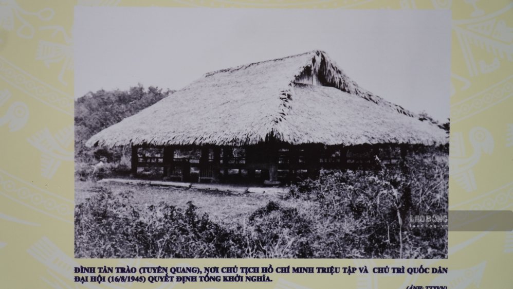 Đình Tân Trào (Tuyên Quang), nơi Chủ tịch Hồ Chí Minh triệu tập và chủ trì Quốc dân Đại hội (16.8.1945), quyết định Tổng khởi nghĩa. Ảnh: Minh Vũ