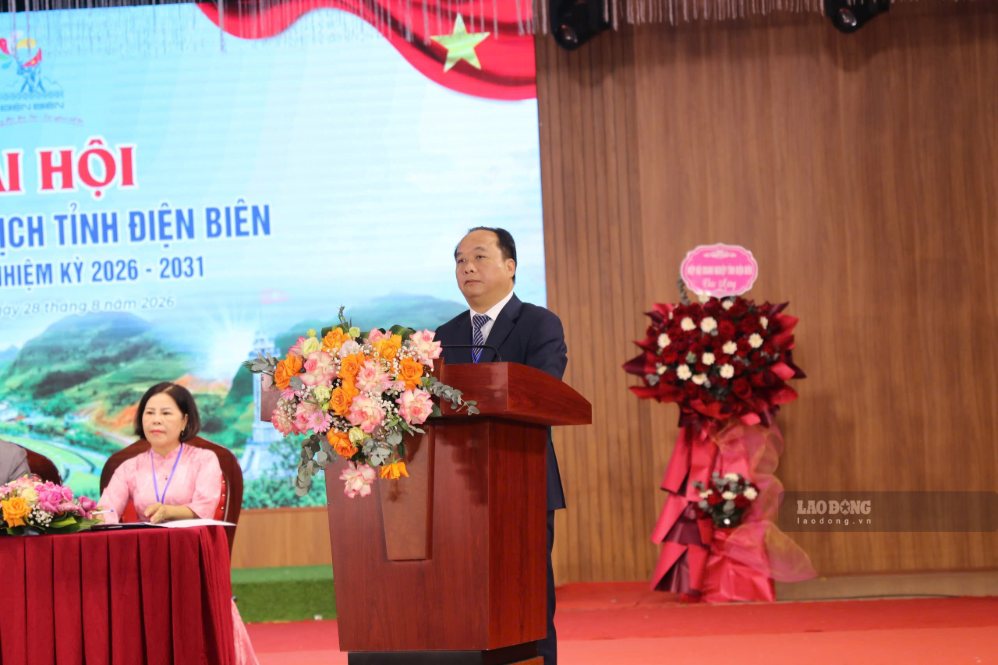 Phó Chủ tịch UBND tỉnh Điện Biên Nguyễn Minh Phú phát biểu chỉ đạo. Ảnh: Thành An