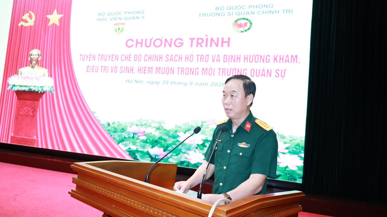 Assoc. Prof. Dr. Trinh The Son said that infertility and sterility need to be detected and treated early. Photo: Provided by the Military Clinical Embryo Modeling Institute
