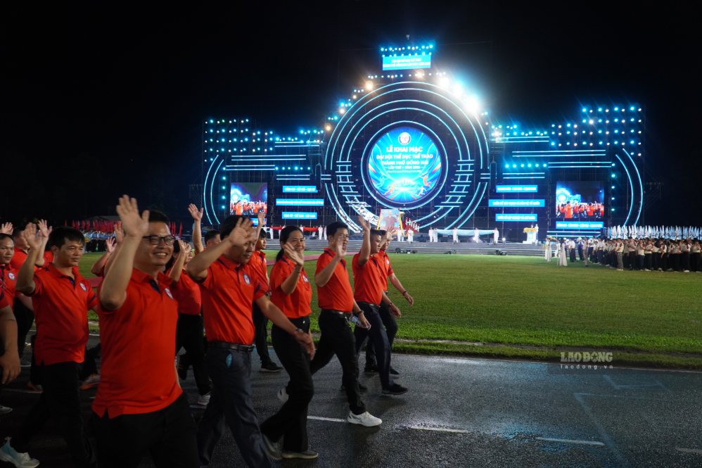 Đại hội thể dục thể thao thành phố lần thứ I, năm 2026 thu hút hơn 5.000 vận động viên tham gia. Ảnh: HAC