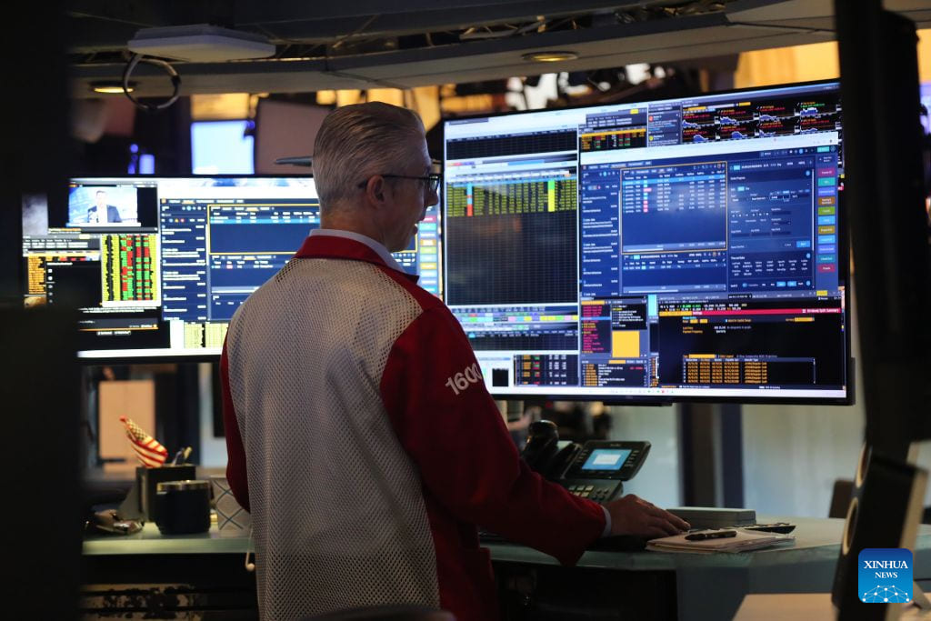 Wall Street stock market flourished thanks to the strong leadership of technology stocks, after Nvidia's impressive business results. Photo: Xinhua