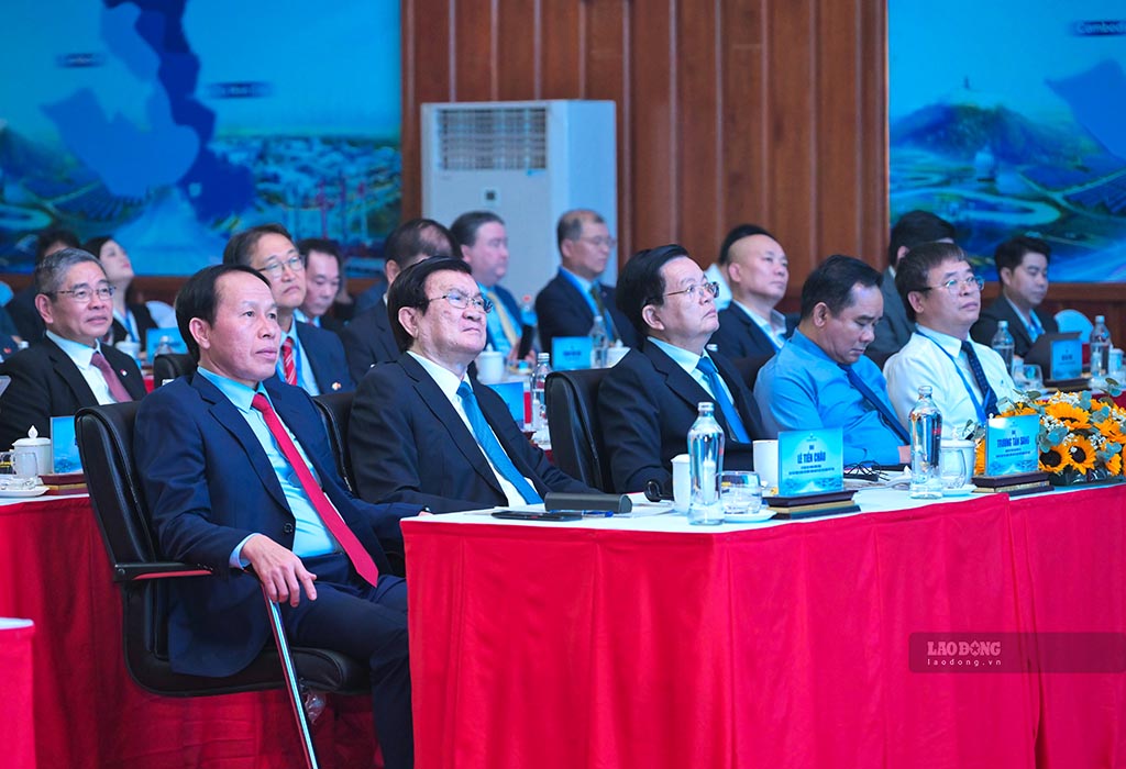 Các đại biểu Trung ương tham dự tại Hội nghị Xúc tiến đầu tư tỉnh Tây Ninh năm 2026. Ảnh: Huỳnh Du
