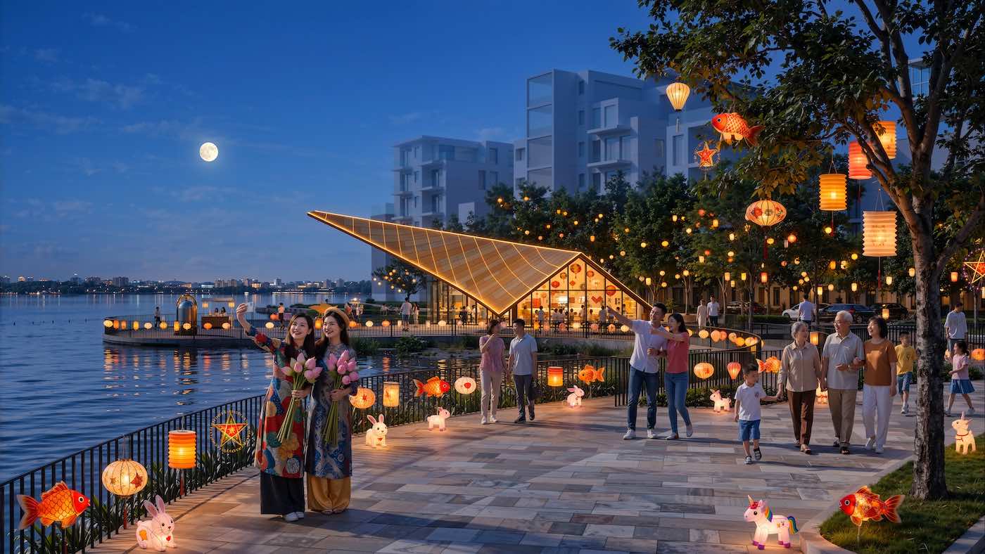 Các công viên hoa sẽ mở thêm không gian công cộng cho cộng đồng, gắn kết hài hòa với giá trị văn hóa lịch sử của hồ Tây.