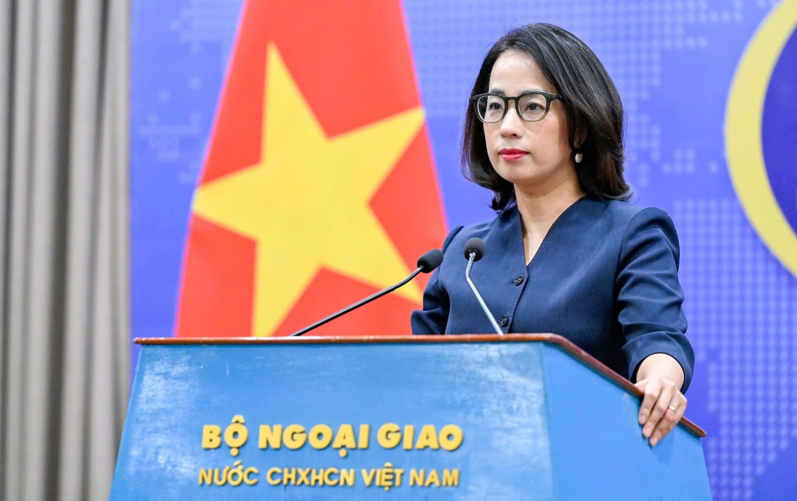 Spokesperson of the Vietnamese Ministry of Foreign Affairs Pham Thu Hang. Photo: Ministry of Foreign Affairs