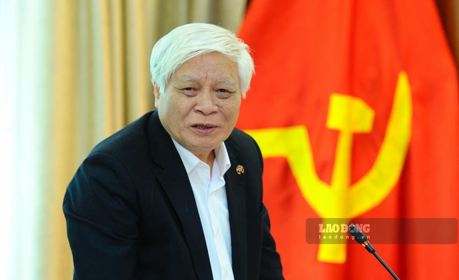 TS. Nguyễn Viết Chức - Phó Chủ nhiệm Hội đồng Tư vấn về Văn hóa - Xã hội (Ủy ban Trung ương MTTQVN). Ảnh: Phạm Đông